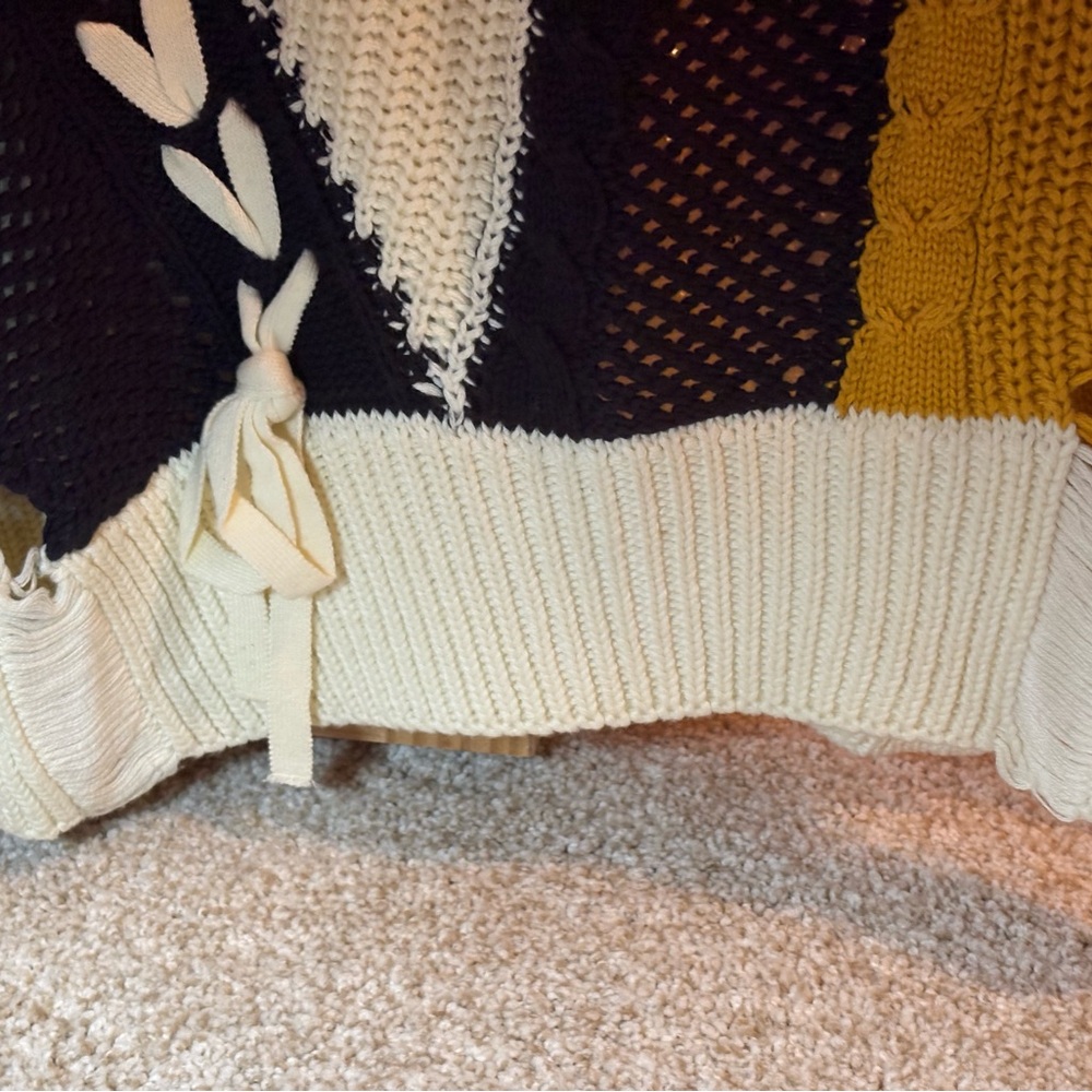 Colorblock Knit Sweater - Picture 4 of 5